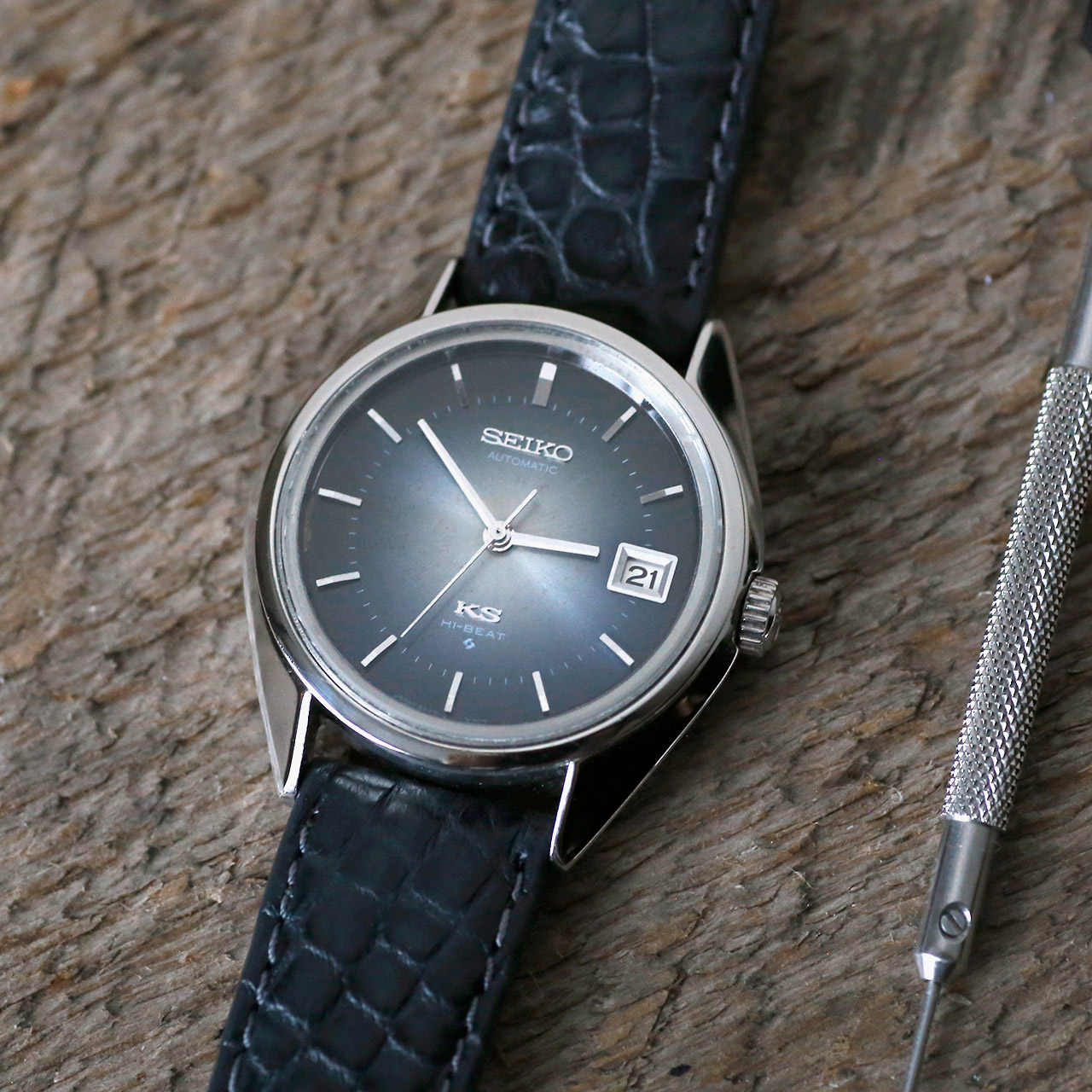 1972 King Seiko Hi-Beat Ombre - EmmyWatch